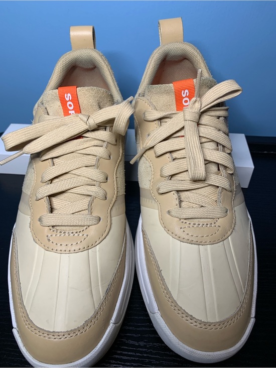 Sorel Shoes - Sorel Beige & Cream Women's Lace-Up Sneakers